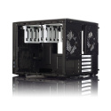 Fractal Design NODE 804 Side window, 2 - USB 3.0Audio in/outPower button with LED (Biały)HDD activity LED (Biały), Black, Power