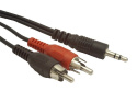 Kabel minijack do 2x RCA - CHINCH 2,5m Gembird