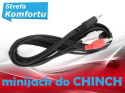 Kabel minijack do 2x RCA - CHINCH 2,5m Gembird