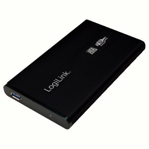 Logilink External hard drive enclosure, black 2.5", SATA, USB 3.0