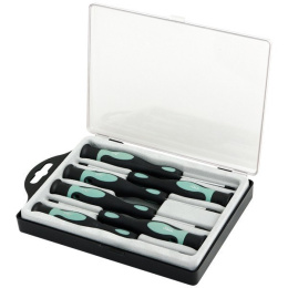 Logilink Screwdriver Zestaw Screwdriver heads of steel for precision workDurable polypropylene handleIncl. transport boxThe Zest