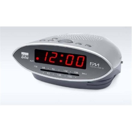 New-One CR120 Radio-reveil Grey, Alarm function