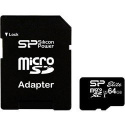 Silicon Power Elite UHS-I 64 GB, MicroSDXC, Flash memory class 10, SD adapter