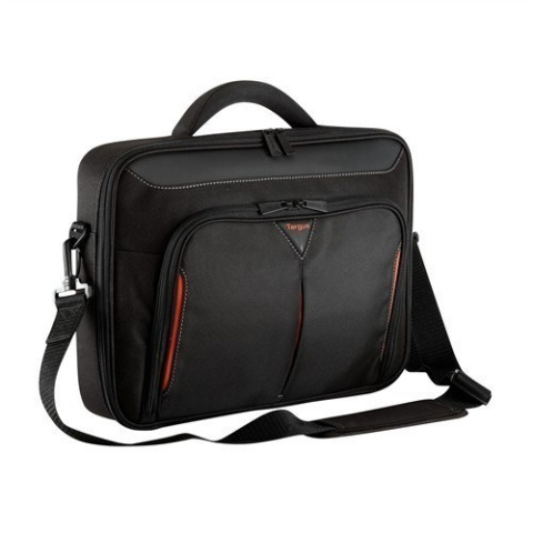 Targus Classic 13-14 ", Black/Red, Messenger - Briefcase, Shoulder strap, Polyester