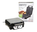 Waffle maker Camry CR 3025 Black/Stainless steel, 1150 W, Belgium, Number of waffles 4