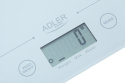 Adler AD 3138 w Maximum weight (capacity) 5 kg, Biały