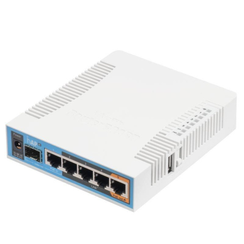 MikroTik RB962UiGS-5HacT2HnT Access Point Wi-Fi, 802.11a/n/ac, 2.4/5.0 GHz, Web-based management, 1.3 Gbit/s, Power over Etherne