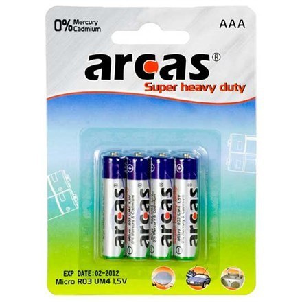 Arcas AAA/LR03, Super Heavy Duty, 4 pc(s)