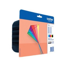 Brother LC-223 Multipack Ink Cartridge, Black, Cyan, Magenta, Yellow