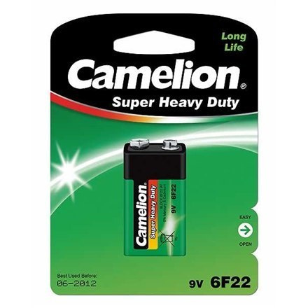 Baterie Camelion 6F22-BP1G 9V/6F22, Super Heavy Duty, 1 pc(s)