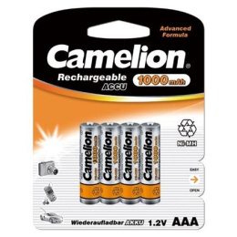 Camelion AAA/HR03, 1000 mAh, Rechargeable Batteries Ni-MH, 4 pc(s)