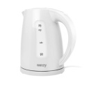 Camry Kettle CR 1255 Standard, Plastic, White, 2200 W, 360° rotational base, 1.7 L