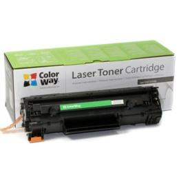 ColorWay Toner Cartridge, Black, HP CE285A (85A); Canon 725