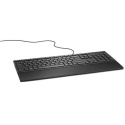 Dell KB216 Multimedia, Wired, Klawiatura layout EN, English, Black, Numeric keypad