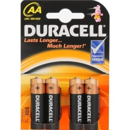 Baterie Duracell AA/LR6, Alkaline Basic MN1500, 4 pc(s)