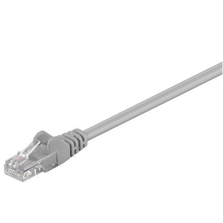 Goobay CAT 5e patch cable, U/UTP RJ45 male (8P8C), RJ45 male (8P8C), 2 m, Grey