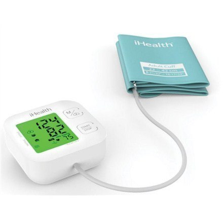 IHealth Track KN-550BT Wireless Bluetooth connection, Biały/Blue, Weight 438 g, Calculation of blood pressure (systolic and dias