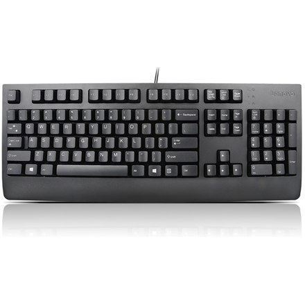 Lenovo Preferred Pro II 4X30M86918 Keyboard, USB, Keyboard layout EN, English with Euro symbol, Numeric keypad, No, Black