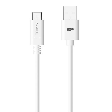 SILICON POWER 1M, A to C Cable, LK10AC, PVC, White