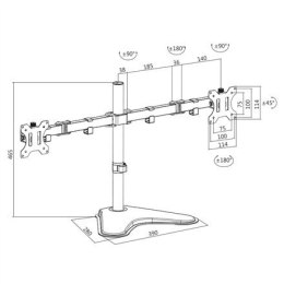 Logilink BP0045 Dual Monitor Desk Stand 13