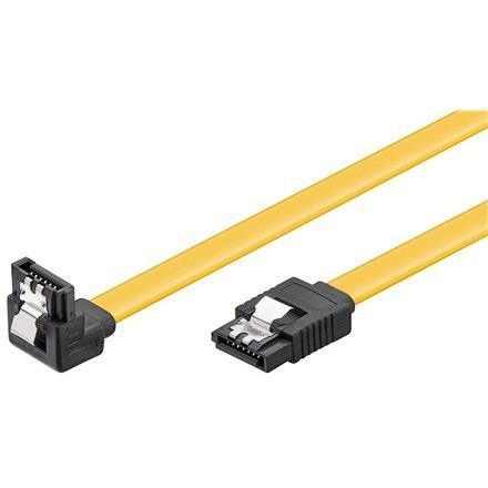 PC data cable; 6 Gbps; 90° clip Goobay