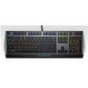 Dell AW510K, Wired, Mechanical Gaming Keyboard, RGB LED light, EN, Dark Gray, USB,