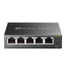 TP-LINK Switch TL-SG105E Web Management, Desktop, 1 Gbps (RJ-45) ports quantity 5, Power supply type External