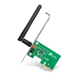 TP-LINK TL-WN781ND, PCI Express Adapter 2.4GHz, 802.11n, 150Mbps, 1xDetachable antennas 2dBi