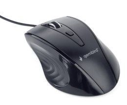 Gembird Mouse MUS-4B-02 USB, No, Standard, No, Black