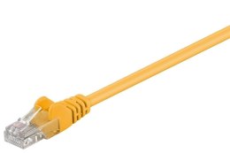 Goobay CAT 5e patch cable, U/UTP 95556 1.5 m, Yellow