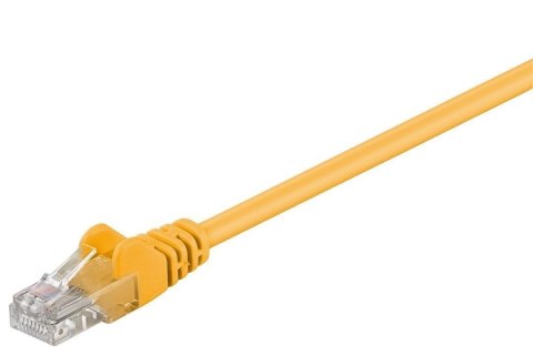 Goobay CAT 5e patch cable, U/UTP 95556 1.5 m, Yellow