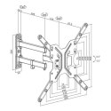 Logilink BP0016 TV Wall mount, 23"-55", tilt +15°-15°,swievel +-90°, 395mm