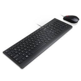 Lenovo Keyboard and Mouse Combo, Wired, Keyboard layout English/Lithuanian, Black