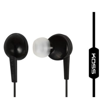 Słuchawki Koss Headphones KEB6iK In-ear, 3.5mm (1/8 inch), Microphone, Black,