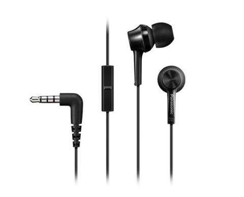 Panasonic Canal type RP-TCM115E-K In-ear, 3.5mm (1/8 inch), Microphone, Black,