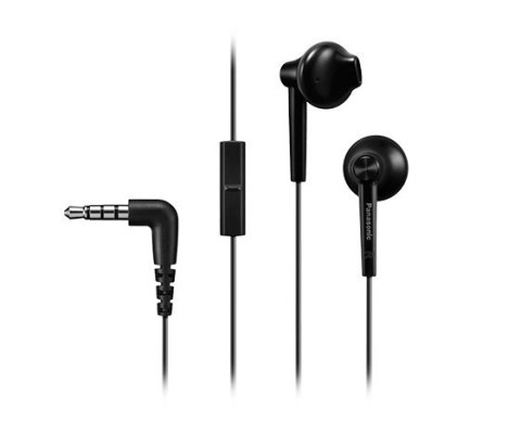 Słuchawki Panasonic Headphones RP-TCM55E-K In-ear, 3.5mm (1/8 inch), Microphone, Black,