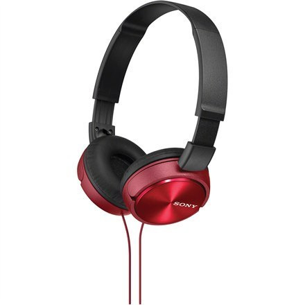 Słuchawki Sony MDR-ZX310 Czerwone Head-band, Connection type 3.5 mm, Red