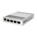 MikroTik Switch CRS305-1G-4S+IN PoE 802.3 af and PoE+ 802.3 at, Managed, Desktop, 1 Gbps (RJ-45) ports quantity 1, SFP+ ports qu