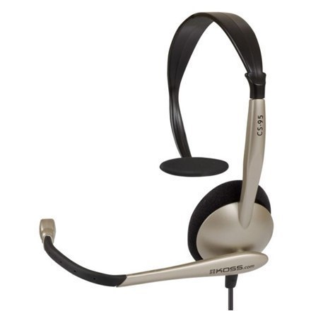 Słuchawki Koss Headphones CS95 Headband/On-Ear, 3.5mm (1/8 inch), Microphone, Black/Gold,