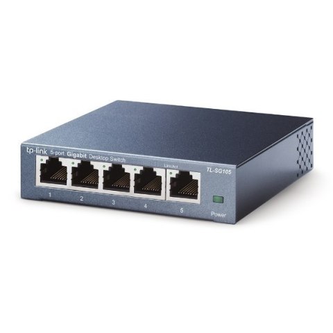 TP-LINK Switch TL-SG105 Unmanaged, Desktop, 1 Gbps (RJ-45) ports quantity 5, Power supply type External