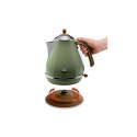 Delonghi KBOV 2001.GR Kettle Kettle, Green, 2000 W, 360° rotational base, 1.7 L