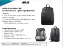 Asus NEREUS Fits up to size 16 ", Black, Backpack