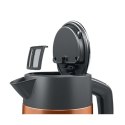 Czajnik Elektryczny Bosch Kettle TWK4P439 Electric, 2400 W, 1.7 L, Stainless steel, Copper, 360° rotational base