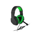 GENESIS ARGON 200 Gaming Headset, On-Ear, Wired, Microphone, Green