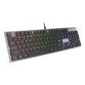 GENESIS THOR 420 Gaming Keyboard, US Layout, Wired, Silver