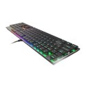 GENESIS THOR 420 Gaming Keyboard, US Layout, Wired, Silver