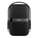 Silicon Power Portable Hard Drive Armor A60 1000 GB, USB 3.2, Black