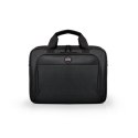 Torba do Laptopa PORT DESIGNS HANOI II CLAMSHELL 105064 Fits up to size 15.6 ", Black, Shoulder strap, Messenger - Briefcase