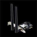 ASUS PCE-AX3000 (802.11ax) AX3000 Dual-Band PCIe Wi-Fi 6 Asus 2 external antennas Bluetooth 5.0, WPA3 network security, OFDMA