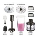 Camry Blender CR 4623 Hand Blender, 1600 W, Plastic, 0.6 L, Ice crushing, Mini chopper, Black/Stainless steel